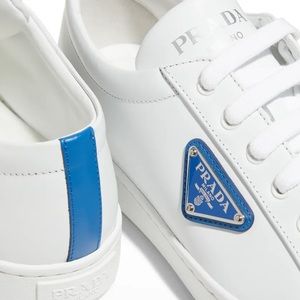 Prada Lane Bicolor Logo Sneakers